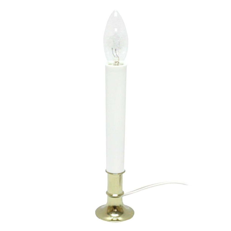 Solid Brass Base Sensor Candle - Plug in - The Country Christmas Loft