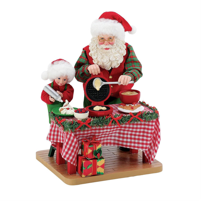 Waffle-y Cute Santa - The Country Christmas Loft