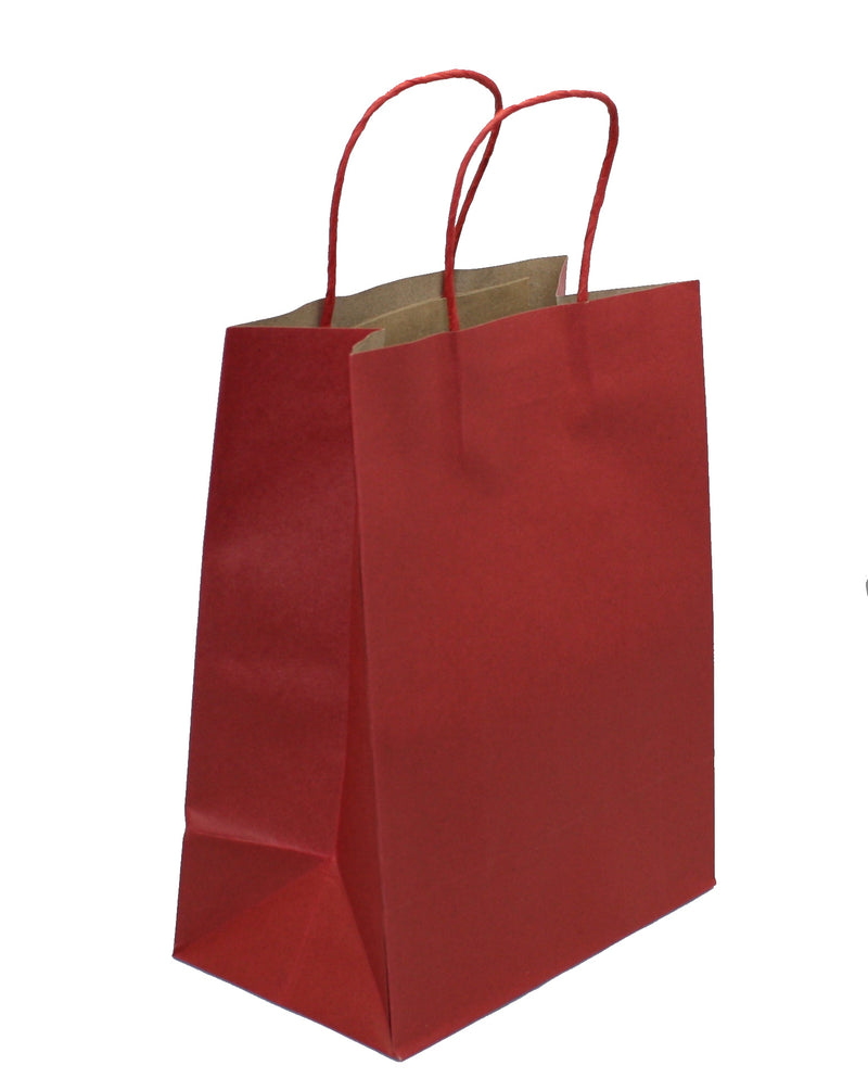 Medium Kraft Gift Bag - Red - The Country Christmas Loft
