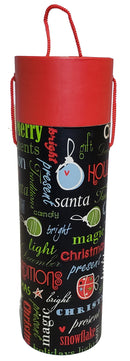 Christmas Wine Box Tube - - The Country Christmas Loft