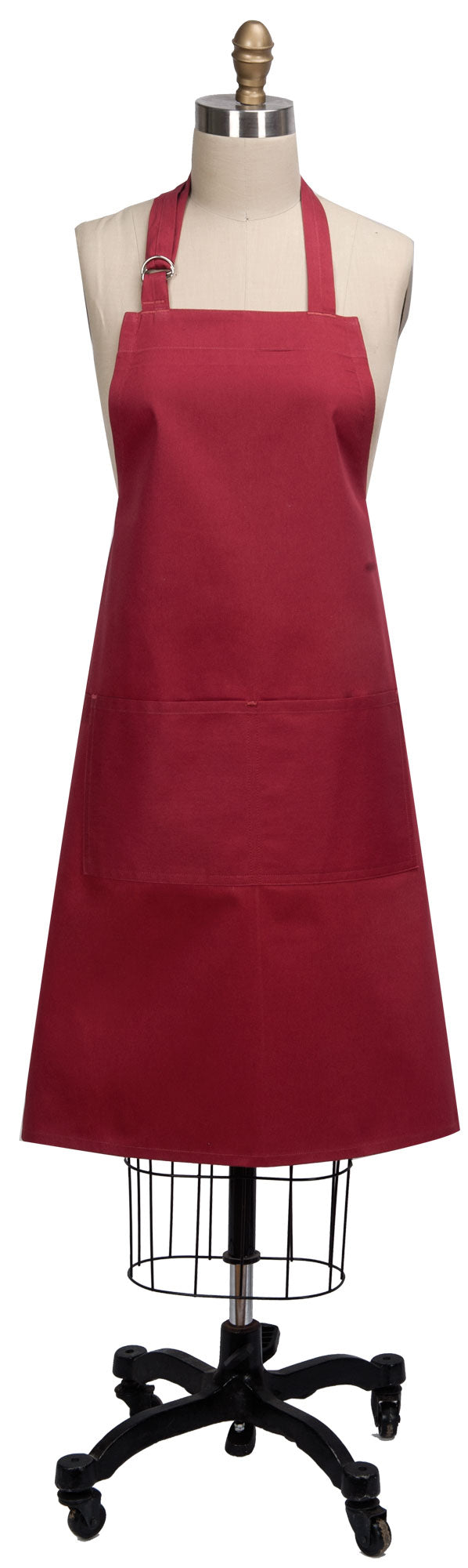 Cardinal Sound Red Solid Chef Apron - The Country Christmas Loft