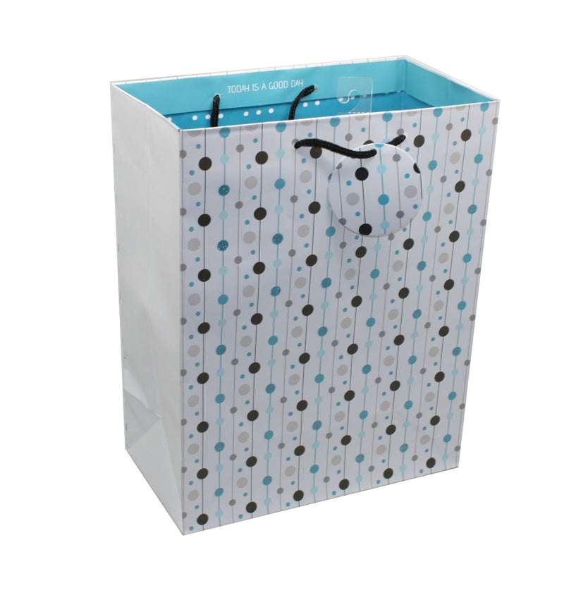 Stripes with Dots Gift Bag - The Country Christmas Loft