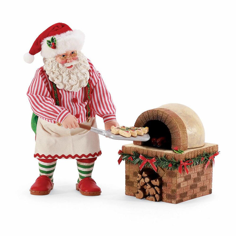 Christmas Pizza - Santa Figurine - The Country Christmas Loft