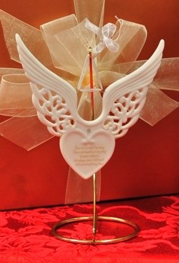 Wing Heart Memorial Ornament - The Country Christmas Loft