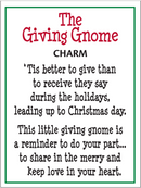 The Giving Gnome Charm - The Country Christmas Loft