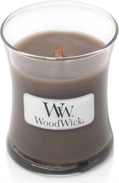 Woodwick Mini Jar 3.4oz Candle - Sand & Driftwood - The Country Christmas Loft