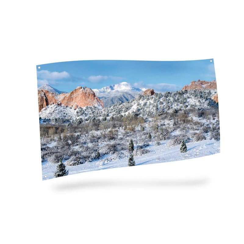 My Village Background Cloth - Colorado - The Country Christmas Loft