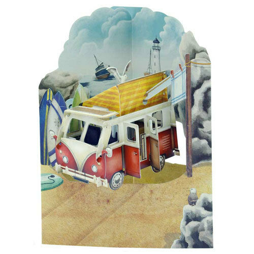 Campervan - Swing Card - The Country Christmas Loft