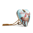 Deer Friends Art Heart Sculpture
