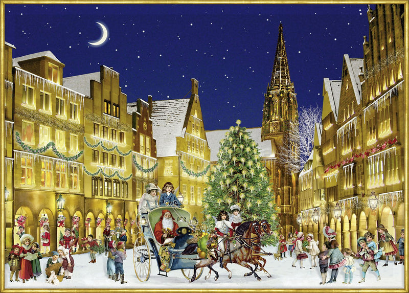 The German Town at Christmas Jigsaw Puzzle. - The Country Christmas Loft