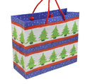 Caspari Gift Bag Large - Nel's Trees - The Country Christmas Loft