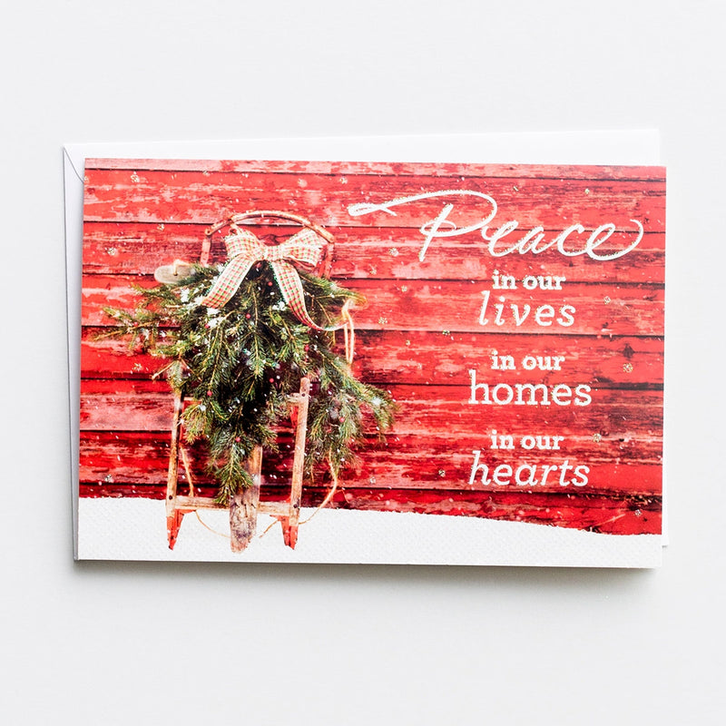 Peace - 18 Christmas Boxed Cards - The Country Christmas Loft