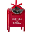 Metal Santa Mailbox Ornament - The Country Christmas Loft
