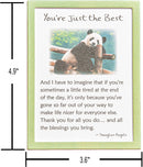 Easel-back Print with Magnet - You're Just the Best - The Country Christmas Loft