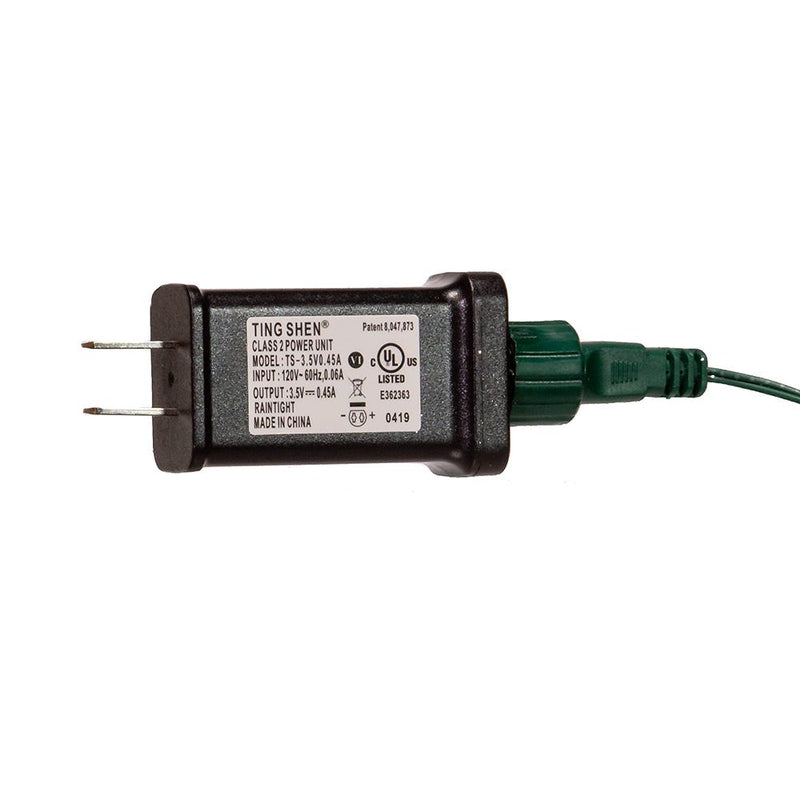 Warm White Fairy LED Silver Star Treetop - 15 Inch