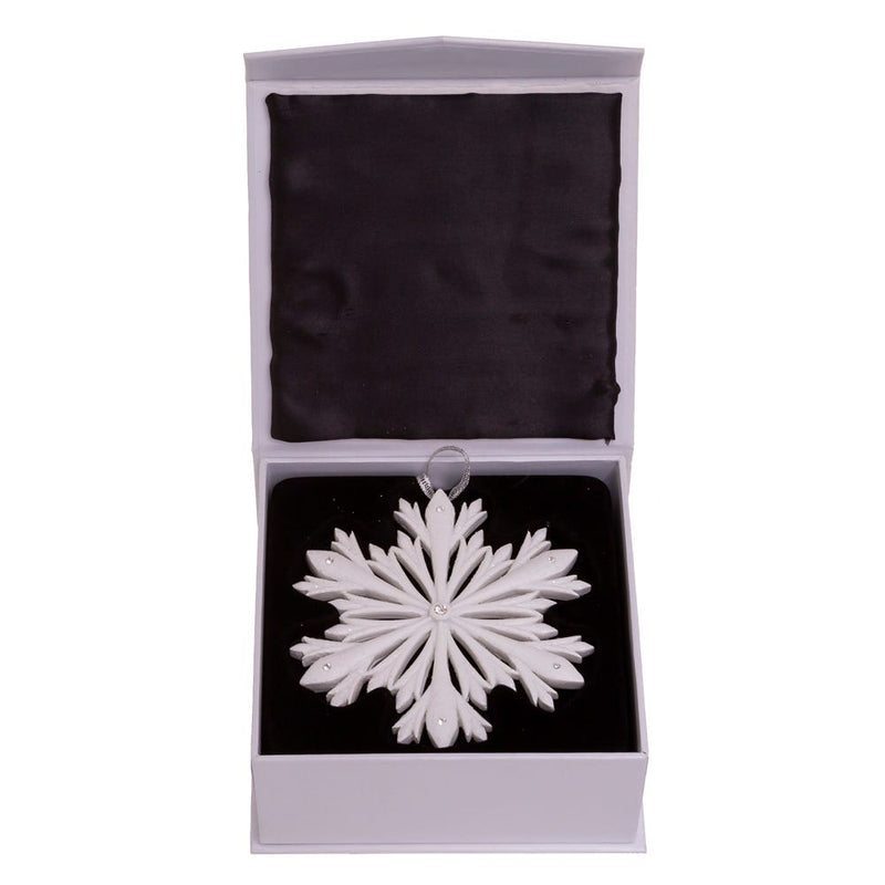 Elegant Snowflake Ornament with Swarovski Elements - The Country Christmas Loft