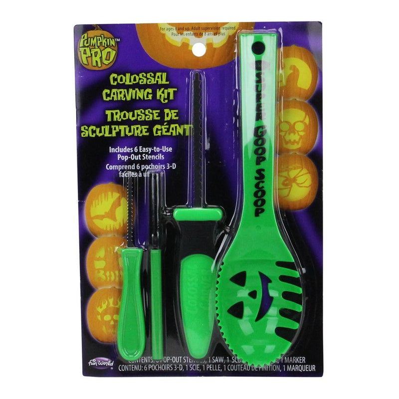 Colossal Pumpkin Carving Kit - Green - The Country Christmas Loft