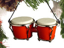 Red Bongo Drum Ornament - Christmas >> Ornaments >> Occupational - by Broadway Gifts