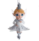 Silver Fairy Elves Ornament - - The Country Christmas Loft