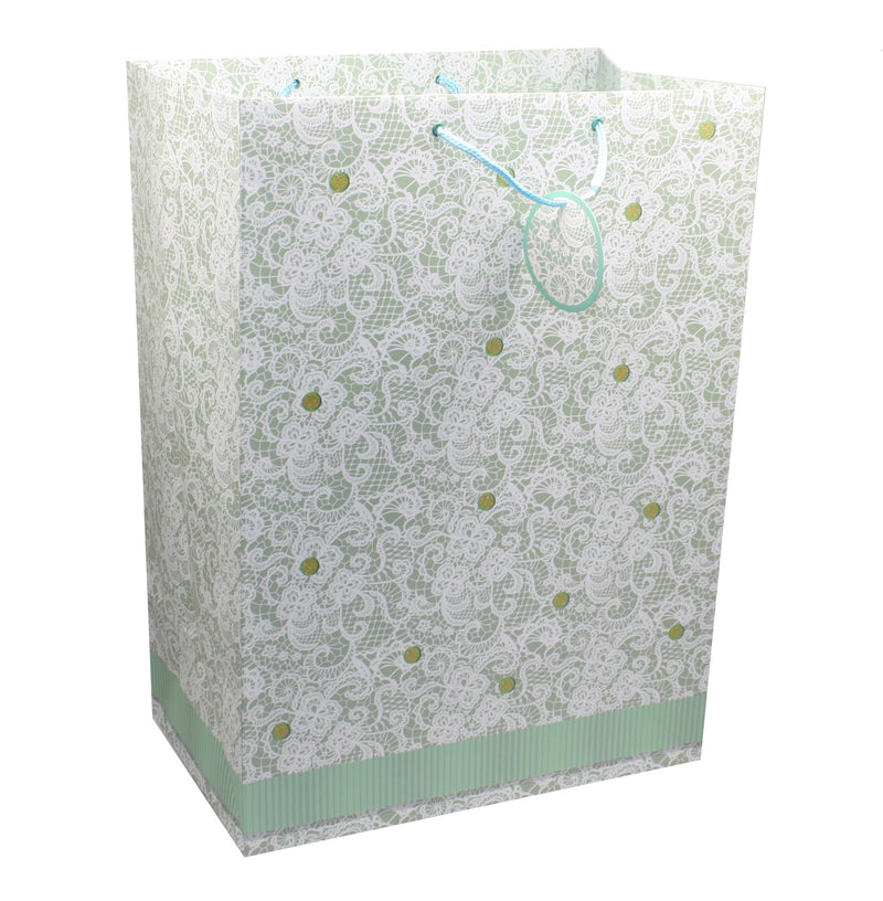 Mega Jumbo Lace Print Gift Bag - The Country Christmas Loft