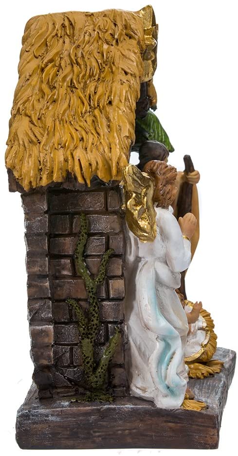 Painted Holy Family Nativity - The Country Christmas Loft