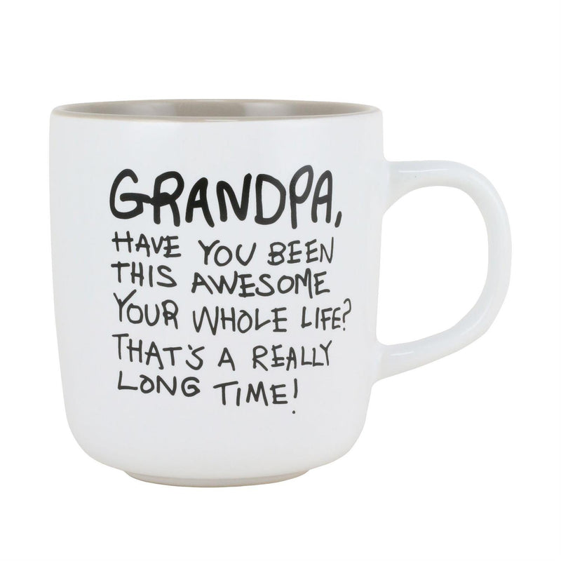Grandpa, have you been this awesome your whole life? That's a really long time! - Mug - The Country Christmas Loft