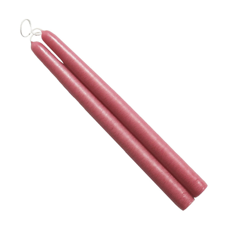 Mole Hollow Taper Pair (Colonial Pink) - - The Country Christmas Loft