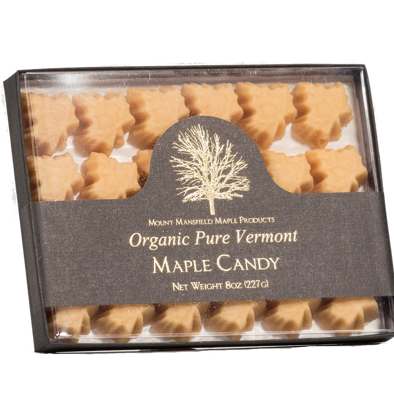 Organic Pure Maple Sugar Candies - 8 Ounce - The Country Christmas Loft