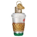 Gumdrop Mini Coffee To Go Glass Ornament - The Country Christmas Loft