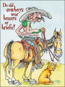 Birthday Card - Boxers or Briefs - The Country Christmas Loft