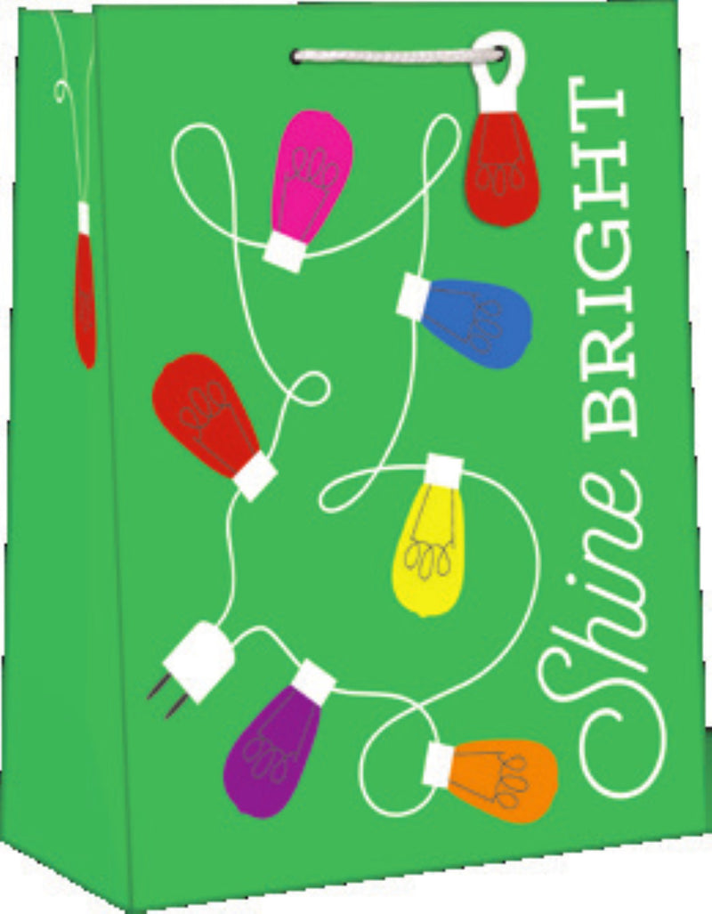Medium Sized Whimsical Giftbag - Shine Bright - The Country Christmas Loft