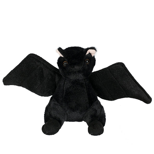 7"  Standing Black Bat with Velvet Wings - The Country Christmas Loft
