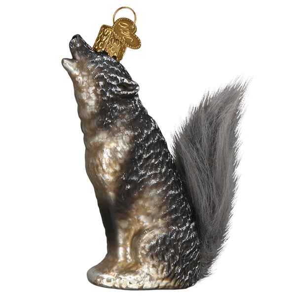 Vintage Howling Wolf Ornament - The Country Christmas Loft