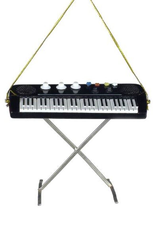 Electric Keyboard Ornament - The Country Christmas Loft