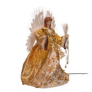 Fiber-Optic Gold Angel Treetop - The Country Christmas Loft