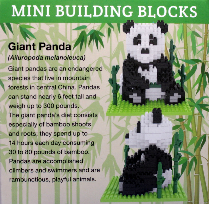 Mini Building Blocks - Giant Panda - The Country Christmas Loft