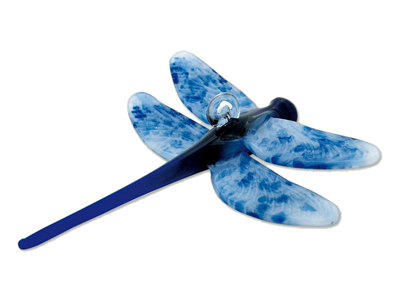 Egyptian Glass Dragonfly Ornament - Blue