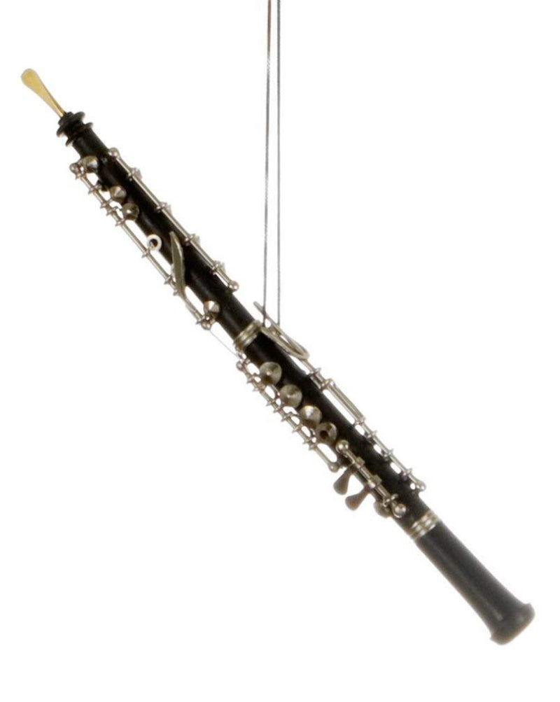 Oboe Ornament - Black 6.25" - The Country Christmas Loft