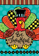 Whimsy Turkey - Flag - 28x40 - The Country Christmas Loft