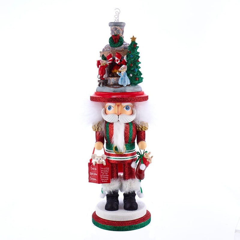 Hollywood Nutcrackers Stockings On Fire Place Nutcracker - The Country Christmas Loft