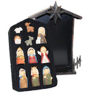 11 Piece mini Nativity Set - Textured - The Country Christmas Loft
