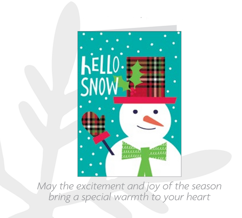 Holiday Favorites 16 Count Card Set - Hello Snow - The Country Christmas Loft