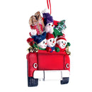 Snowman on Truck Ornament - - The Country Christmas Loft
