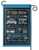 In This House Garden  Flag - The Country Christmas Loft