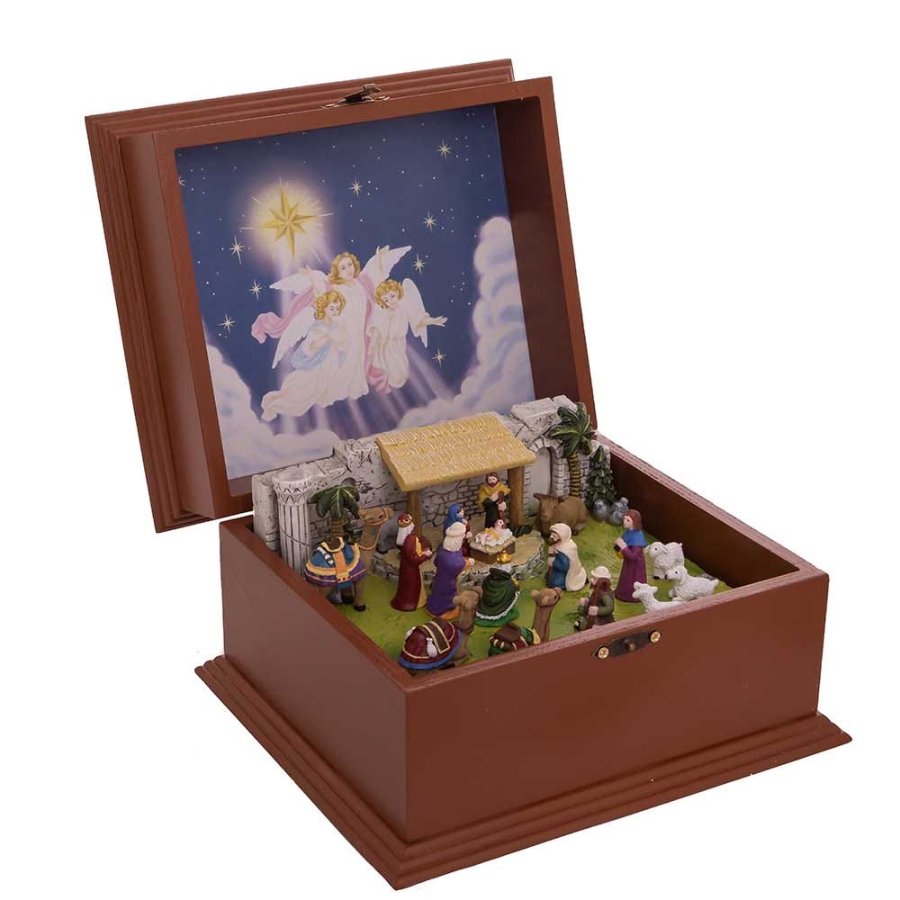 Nativity Music Box - 7.5 Inch | Country Christmas Loft – The Country ...