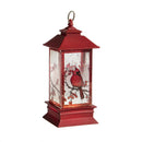 Lighted LED Lantern with Cardinal Mini Shimmer - The Country Christmas Loft