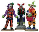 Evil Sinister Clowns - Set of 3 - The Country Christmas Loft