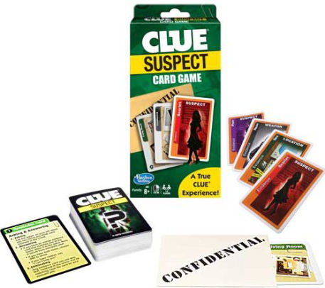 Clue Suspect Card Game - The Country Christmas Loft