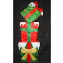 32 Inch Lighted Gift Box Display - The Country Christmas Loft