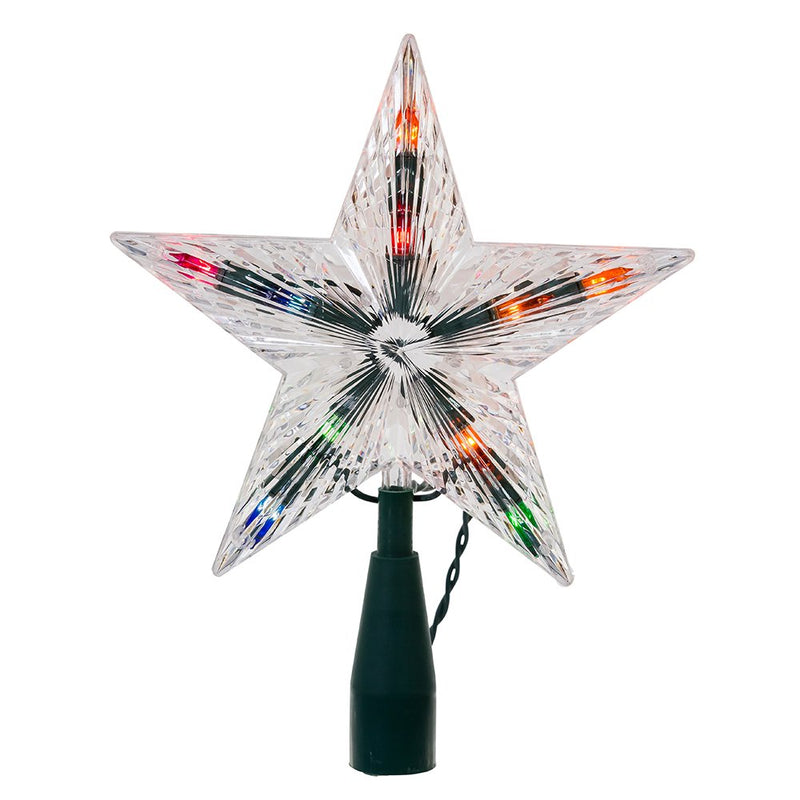 Multi-Colored Star Lighted Treetop - The Country Christmas Loft